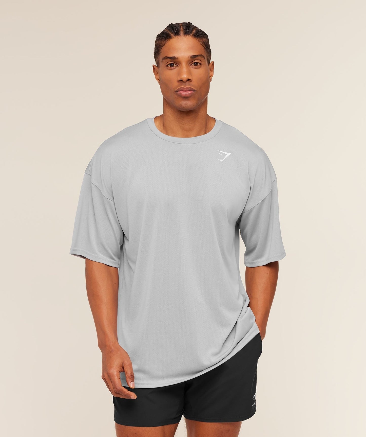 Gymshark Arrival Oversized T-Shirt - Stratus Grey