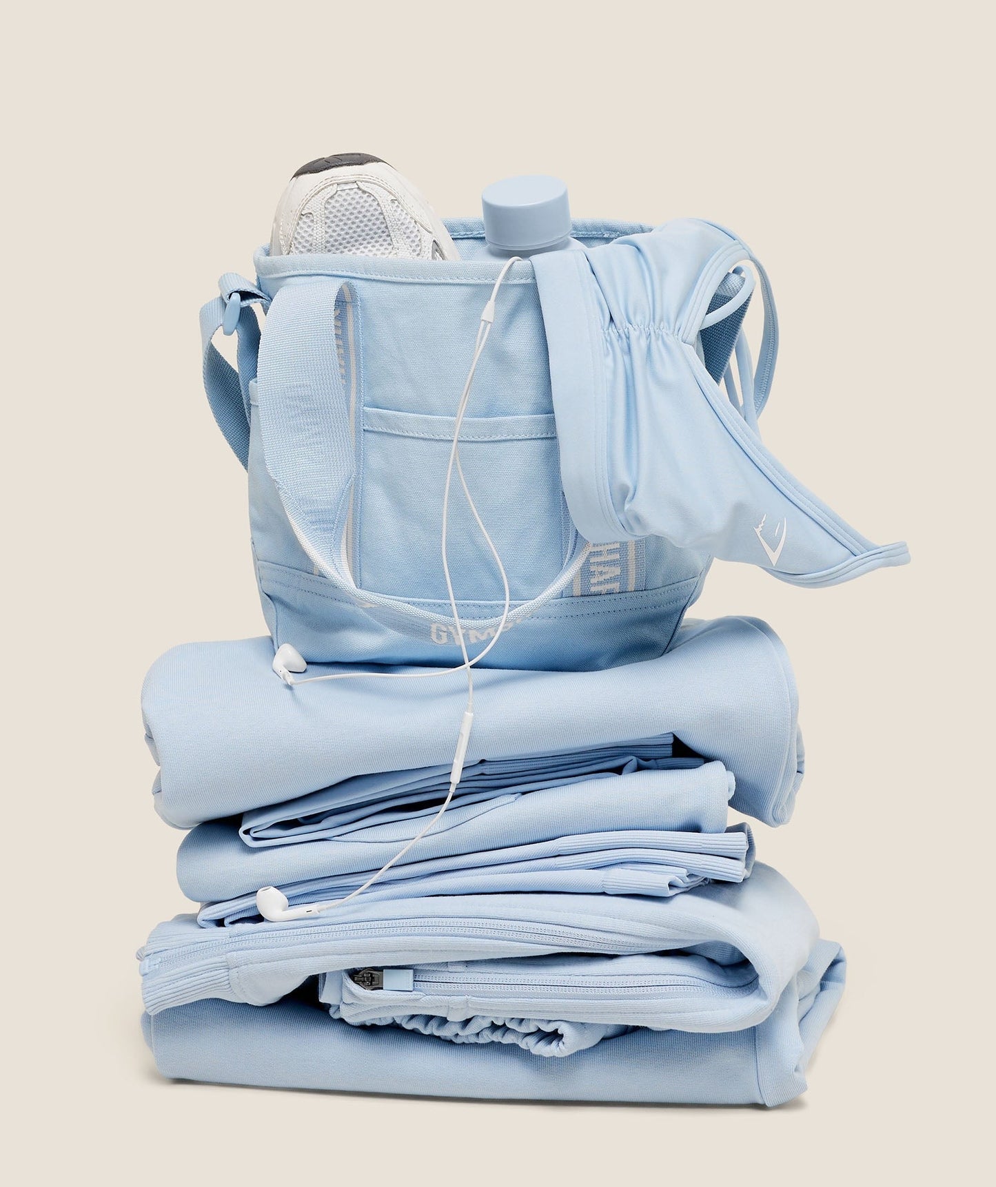 Gymshark Logo Mini Tote - Chilled Blue