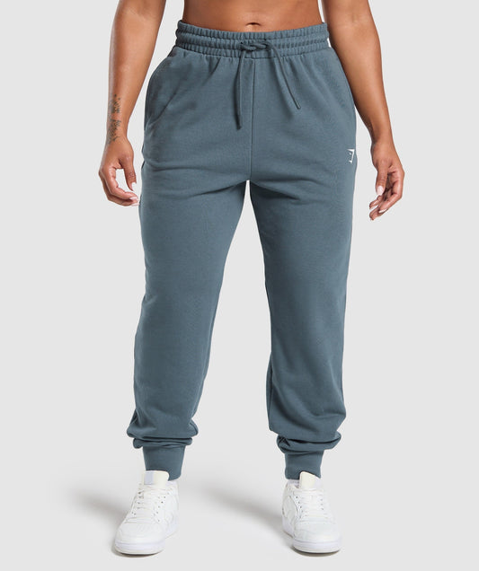 Gymshark Power Joggers - Titanium Blue