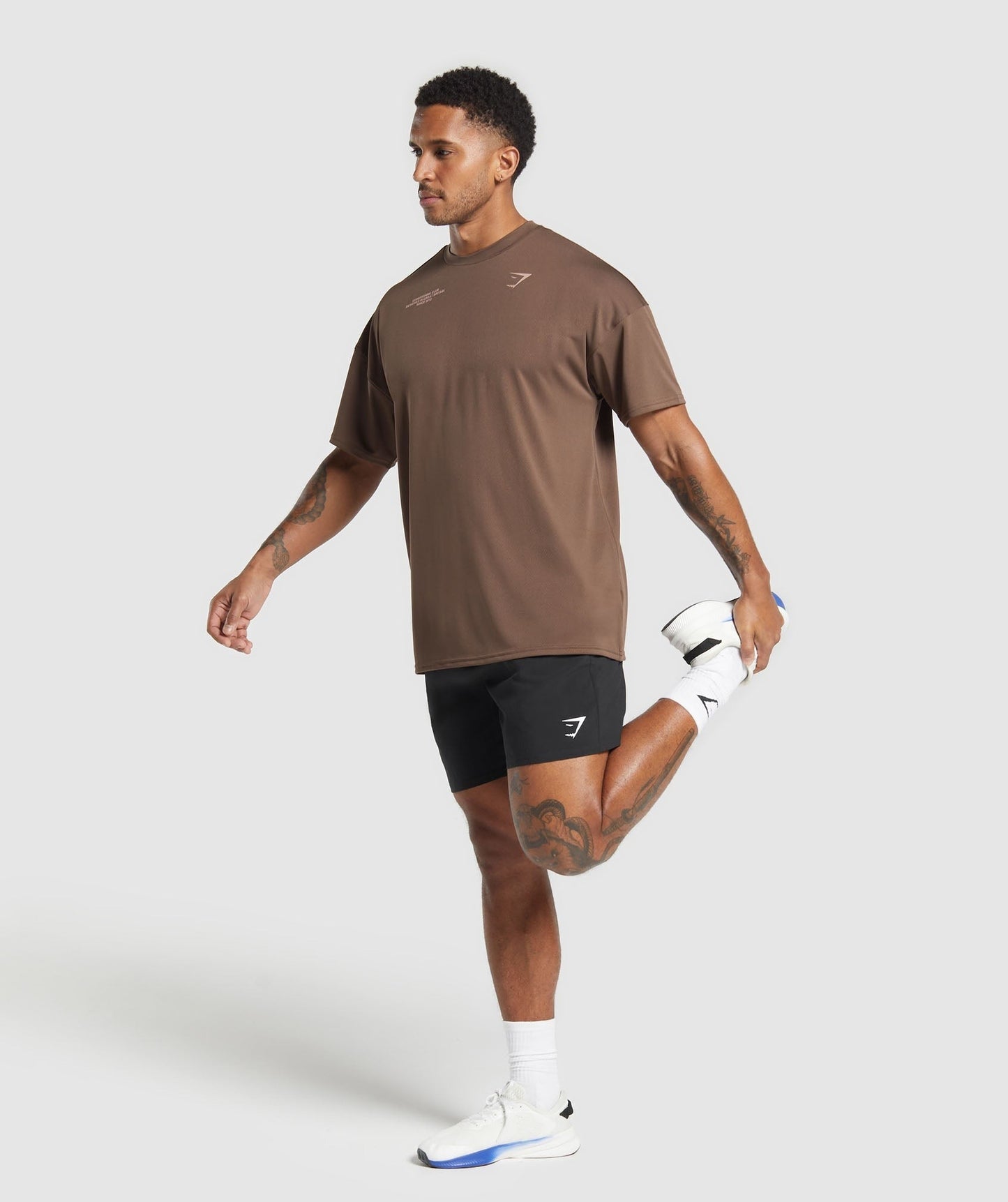 Gymshark Conditioning Club Oversized T-Shirt - Walnut Brown