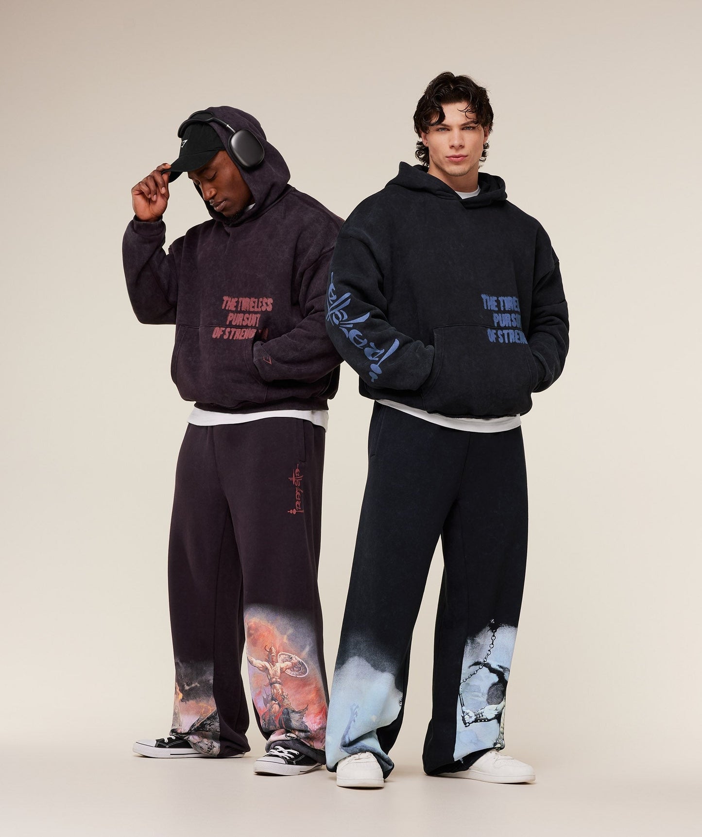Gymshark Power x Frazetta Graphic Joggers - Black