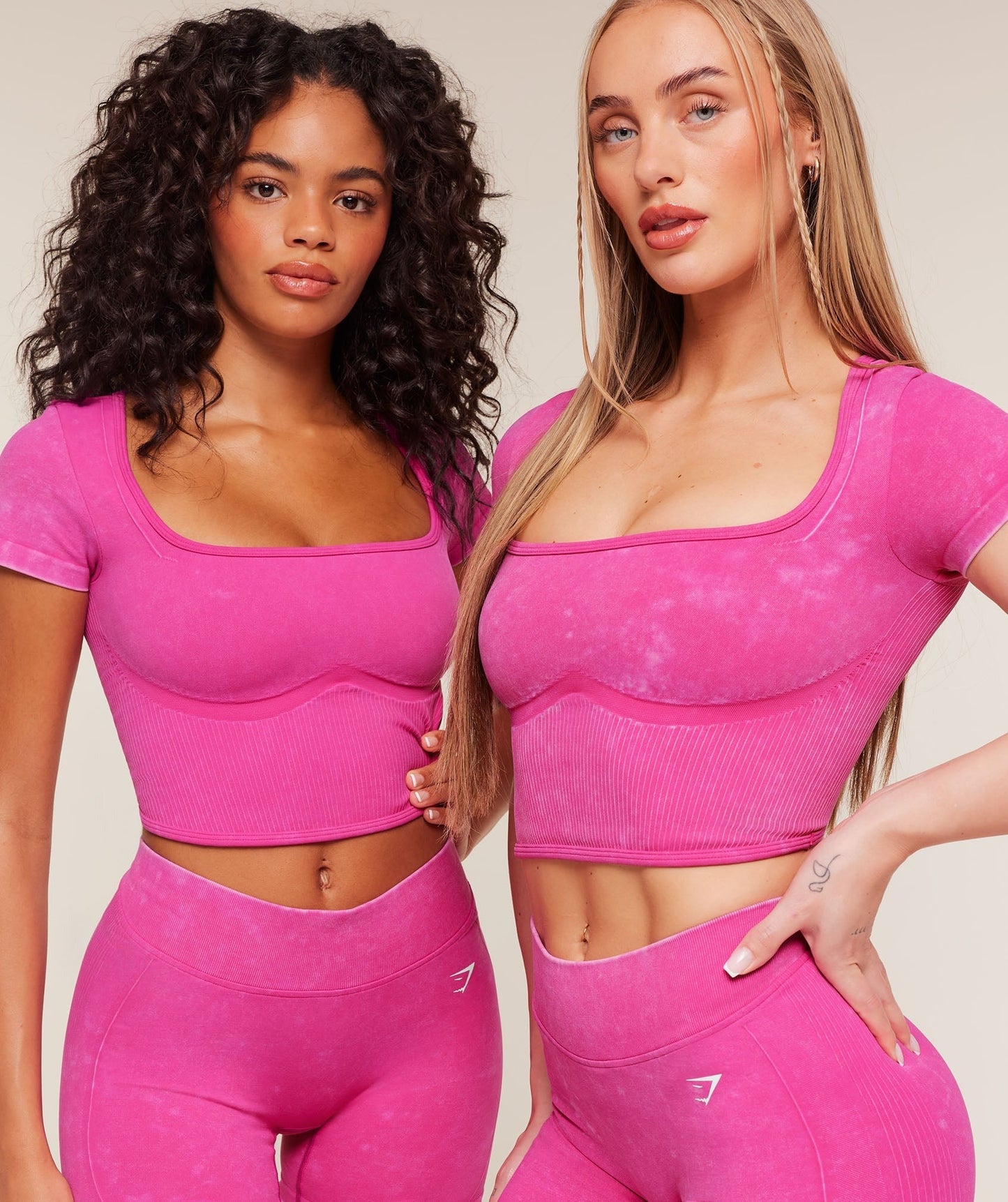 Gymshark x Bratz Crop Top - Super-Set Pink/Wash