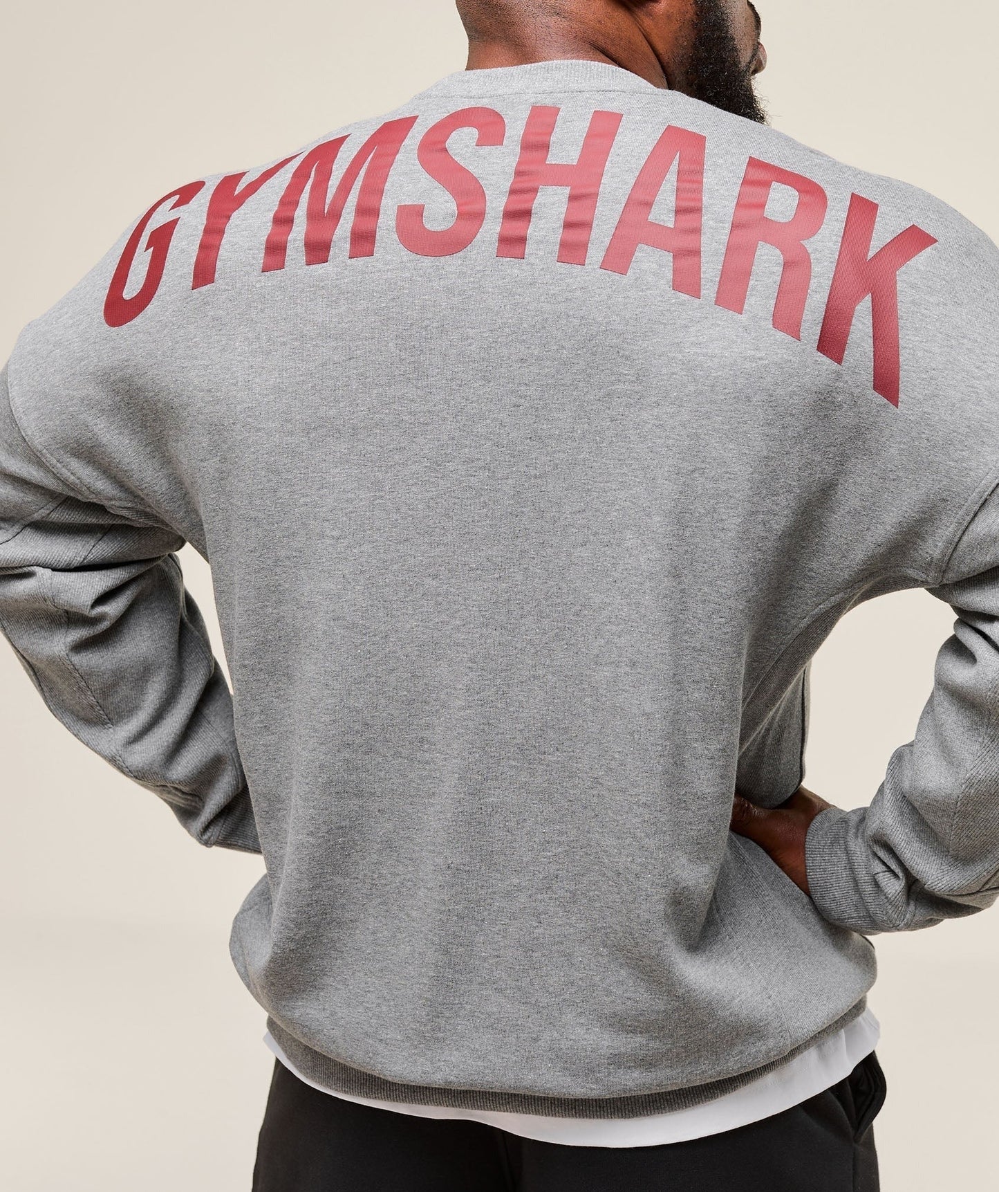 Gymshark Power Crew - Charcoal Core Marl