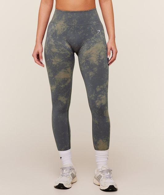 Gymshark Washed Leggings - Grey Wash