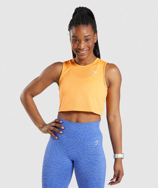Gymshark Training Crop Tank - Apricot Orange