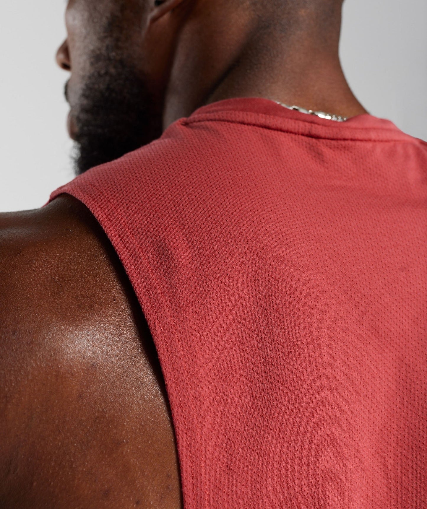 Gymshark React Drop Arm Tank - Sundried Red