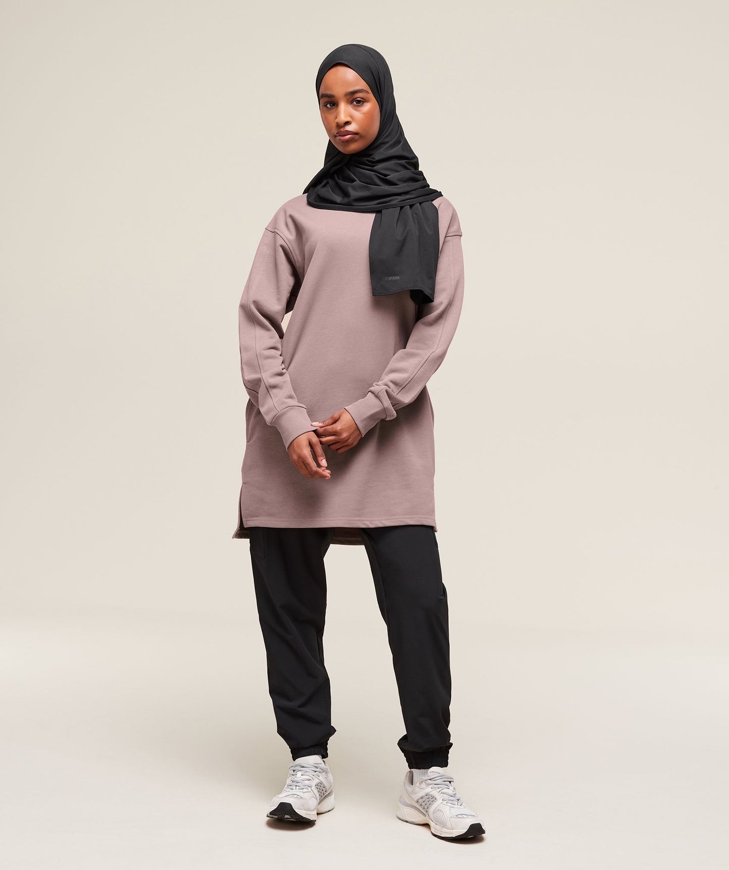 Gymshark Covered Pullover - Washed Mauve