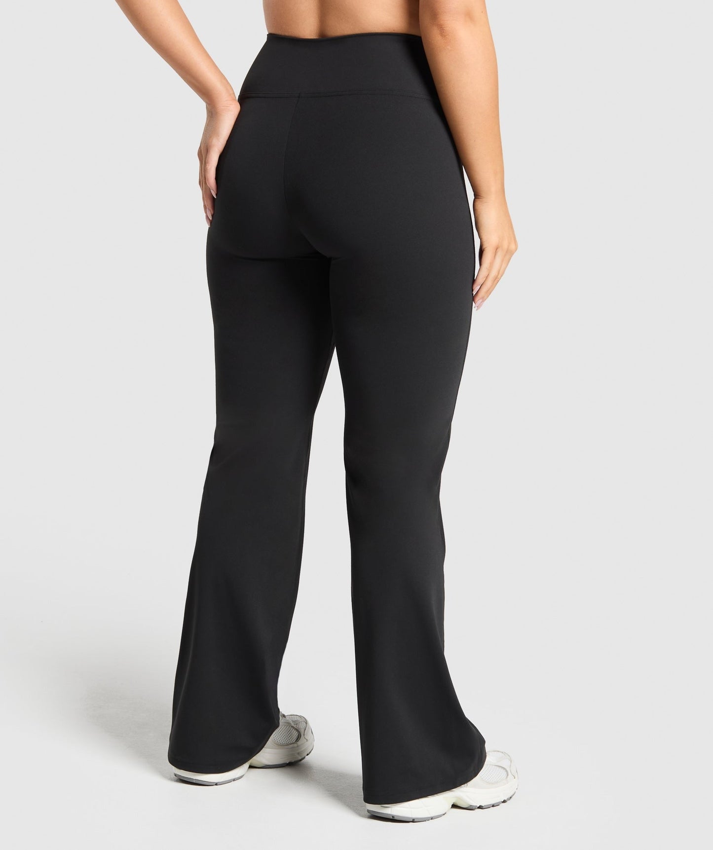 Gymshark Crossover Flared Leggings - Black