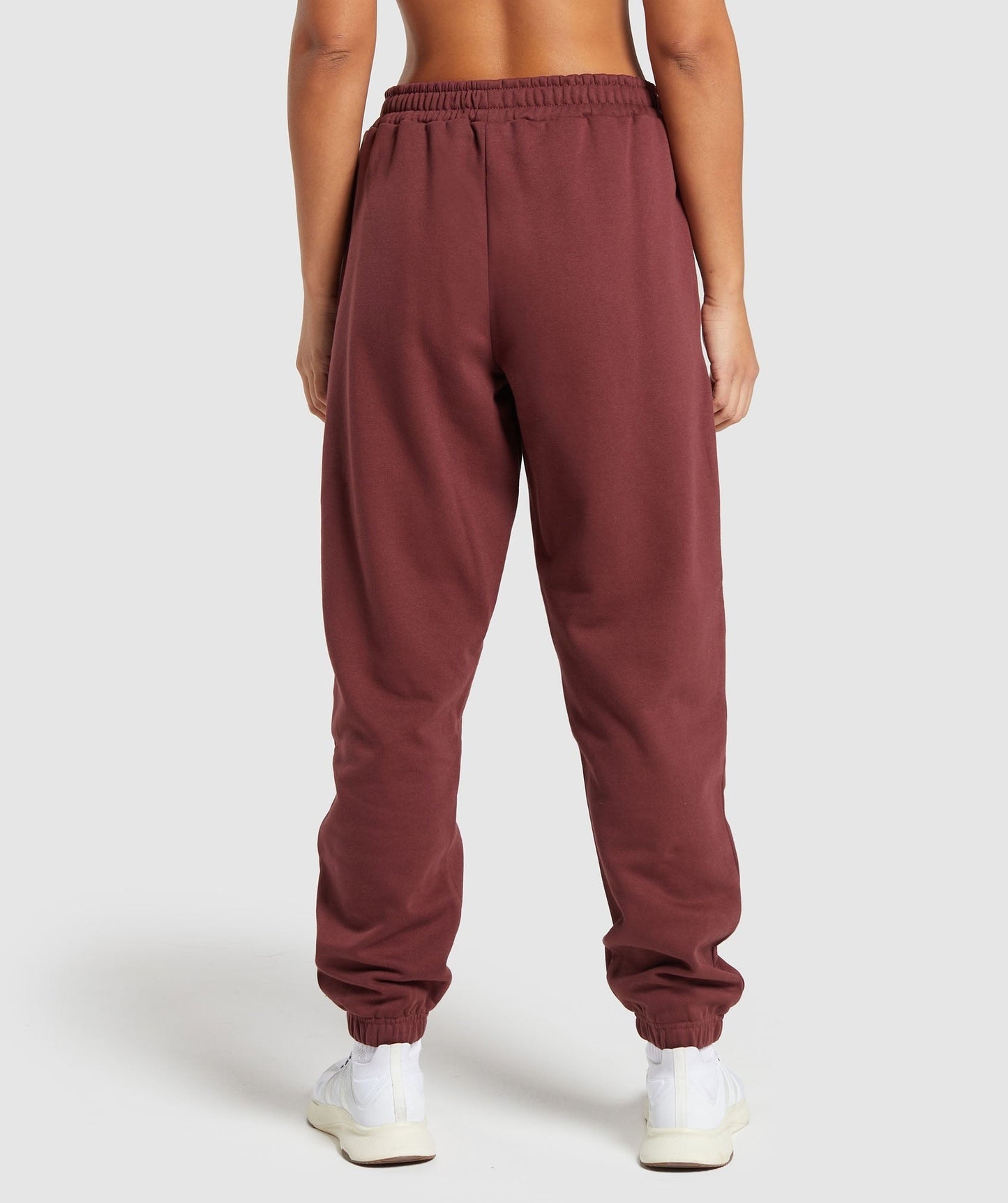 Gymshark Training Regular Fleece Joggers - Burgundy Brown