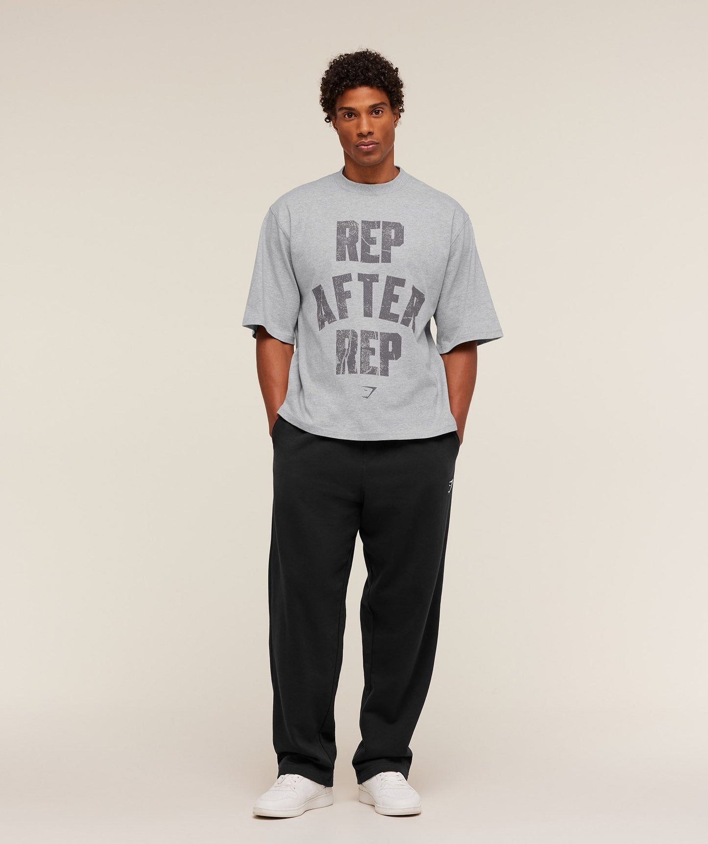 Gymshark Rep After Rep T-Shirt - Light Grey Core Marl