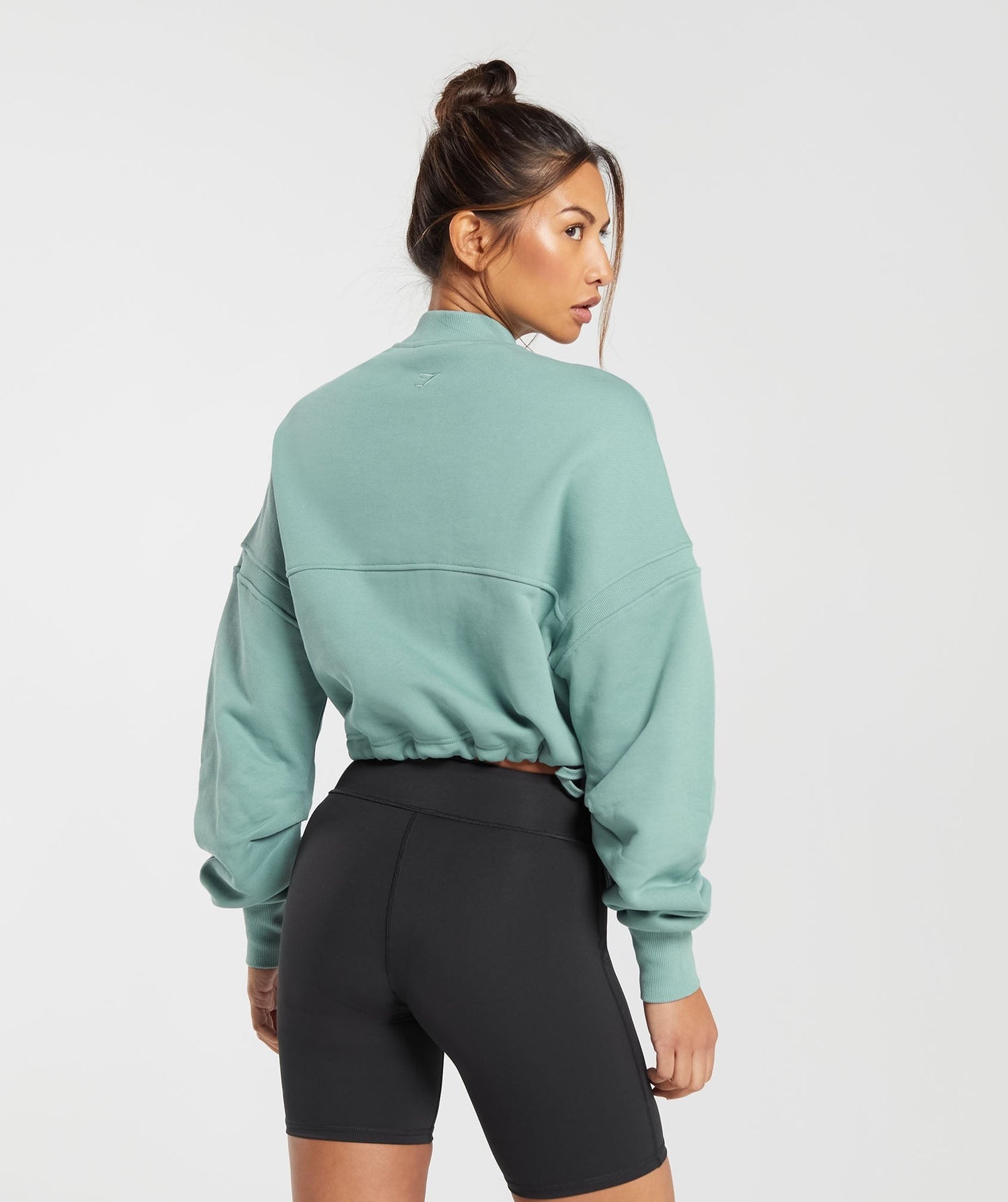 Gymshark Heavyweight Loopback Sweat Pullover - Duck Egg Blue