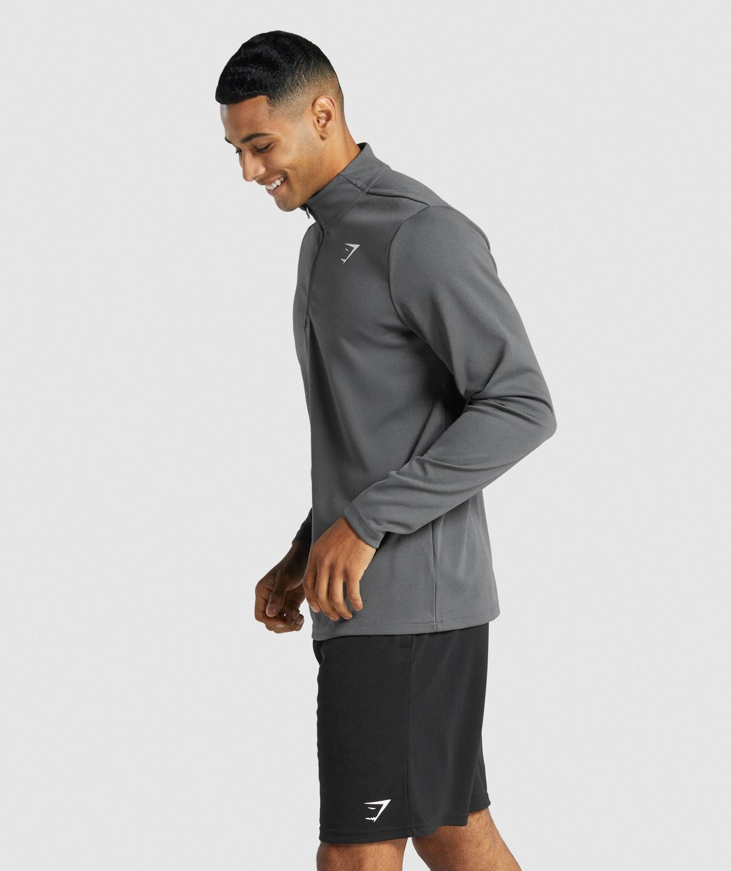Gymshark Arrival 1/4 Zip Pullover - Charcoal