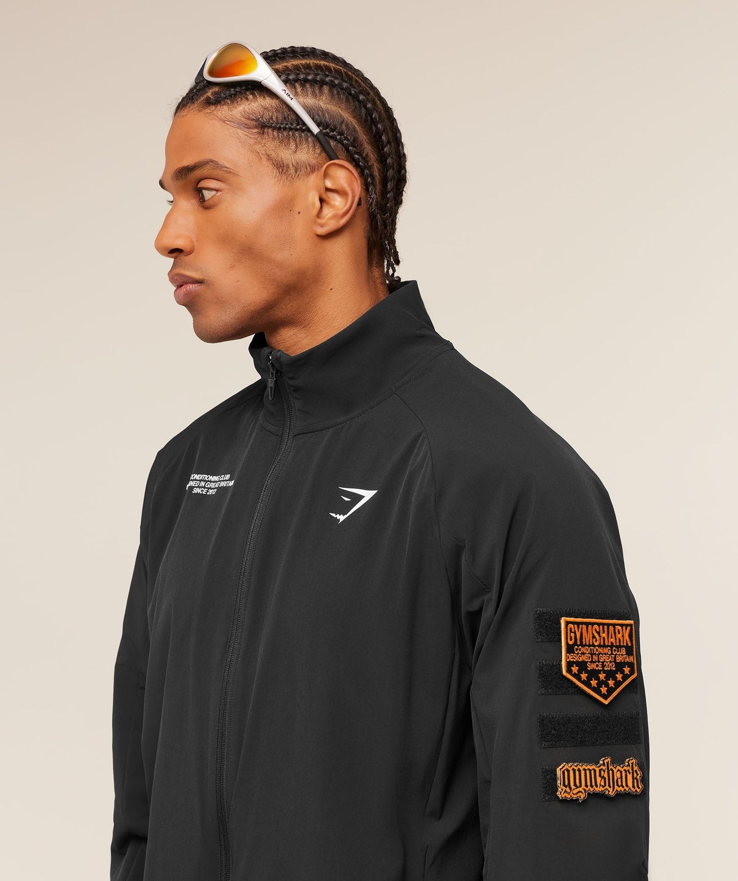 Gymshark Conditioning Club Track Patch Jacket - Black