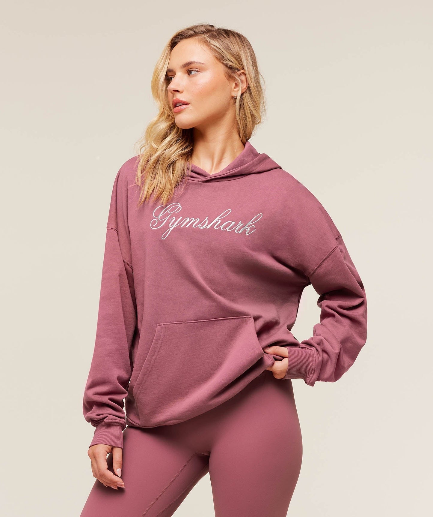 Gymshark All Seasons Graphic Hoodie - Reset Pink