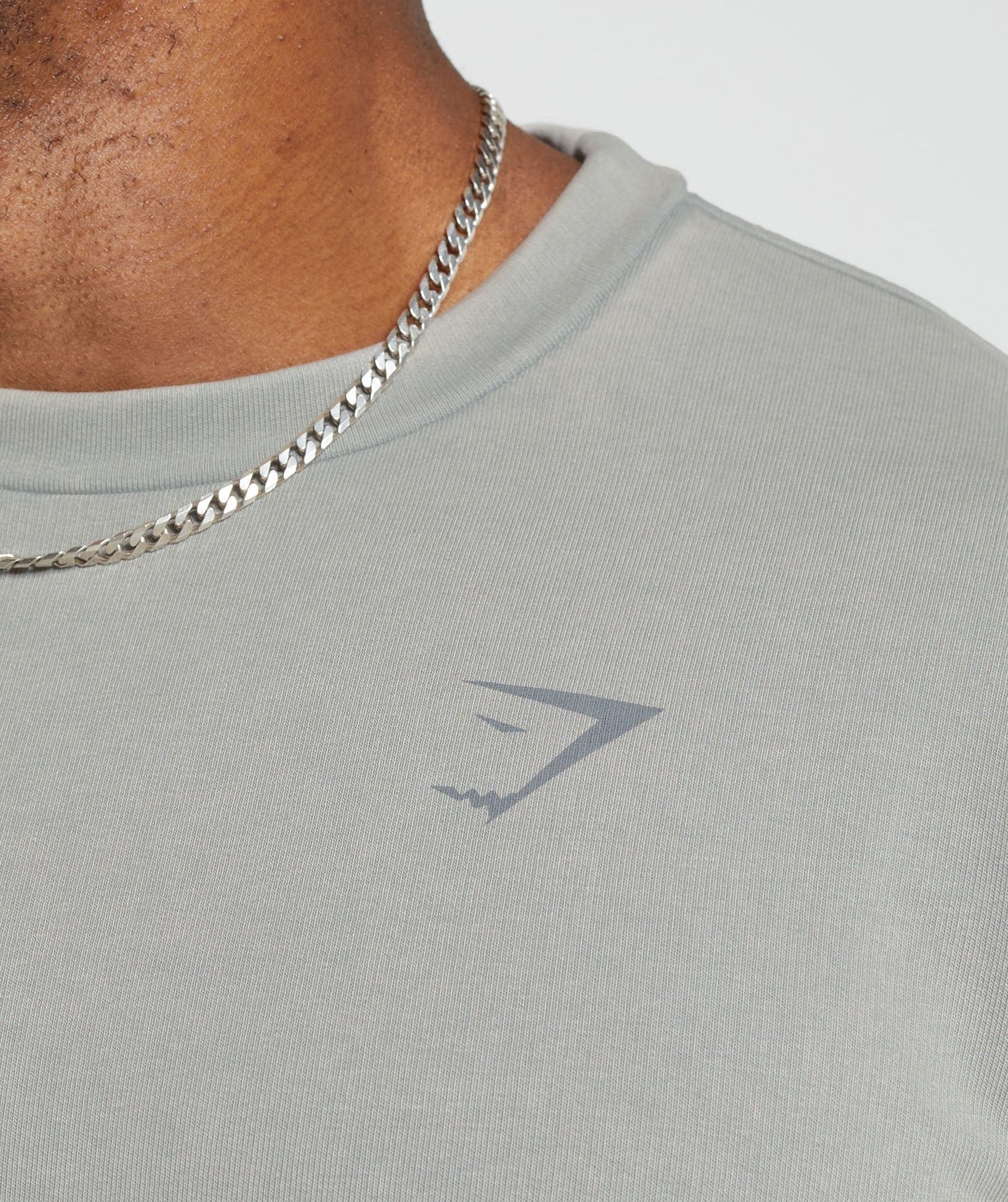 Gymshark Power Washed Short Sleeve Crew - Smokey Grey
