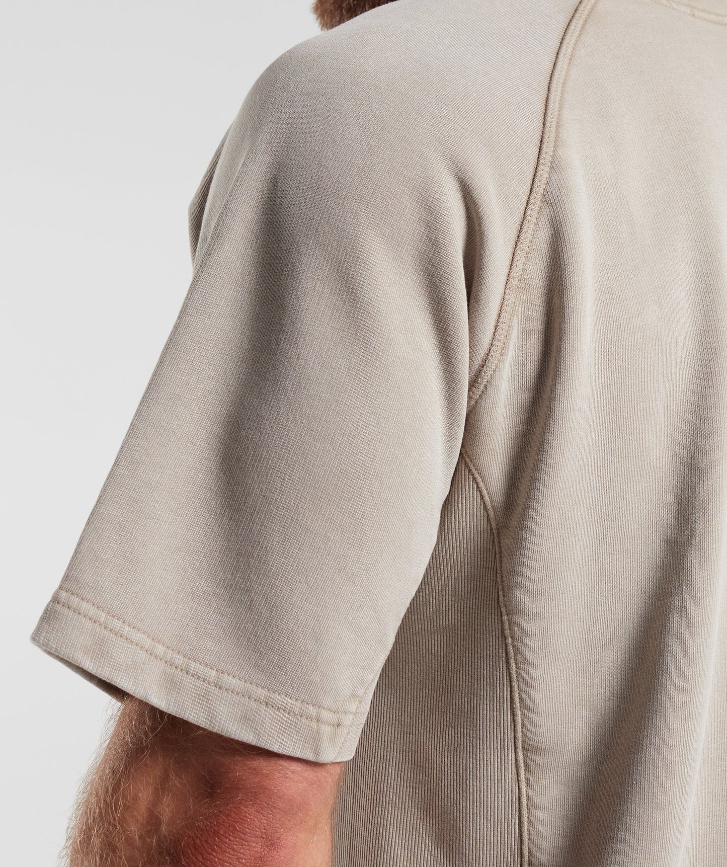Gymshark Power Washed Rag Top - Cement Brown