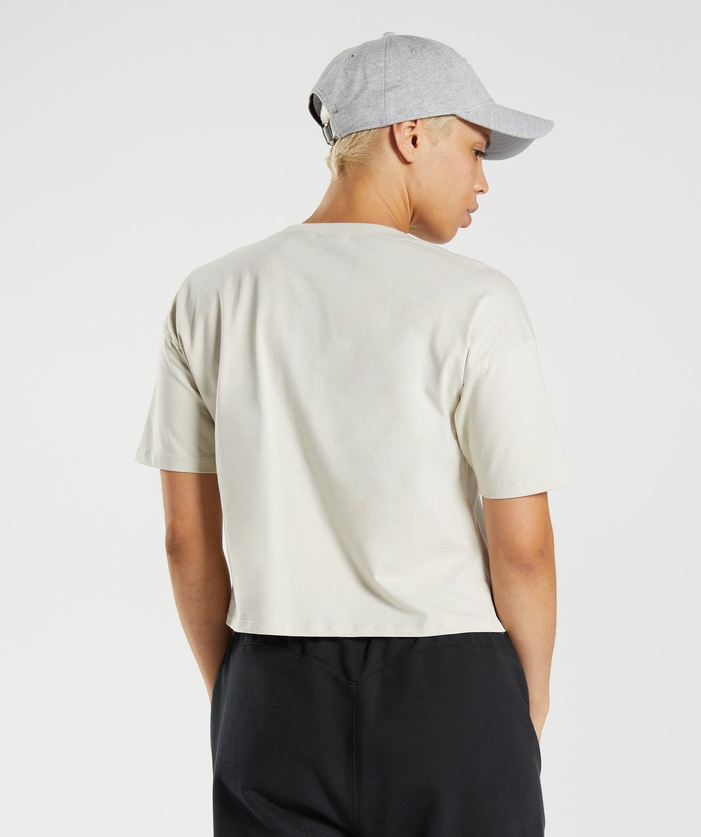 Gymshark GS10 Year Midi Top - Chalky Grey