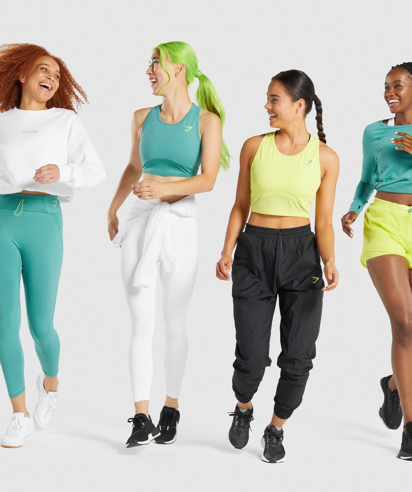Gymshark Pulse Crop Tank - Teal