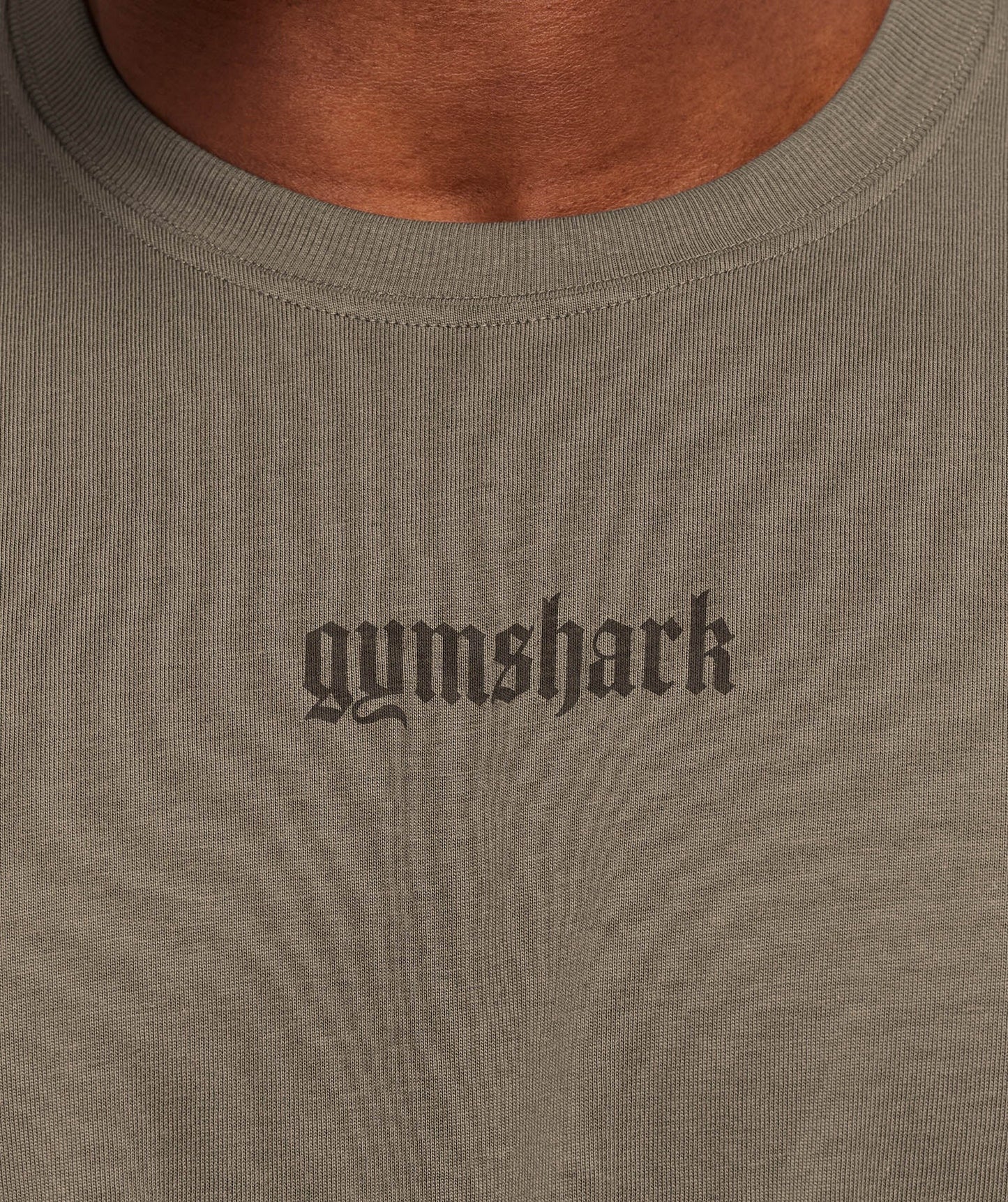 Gymshark Olde English T-Shirt - Camo Brown