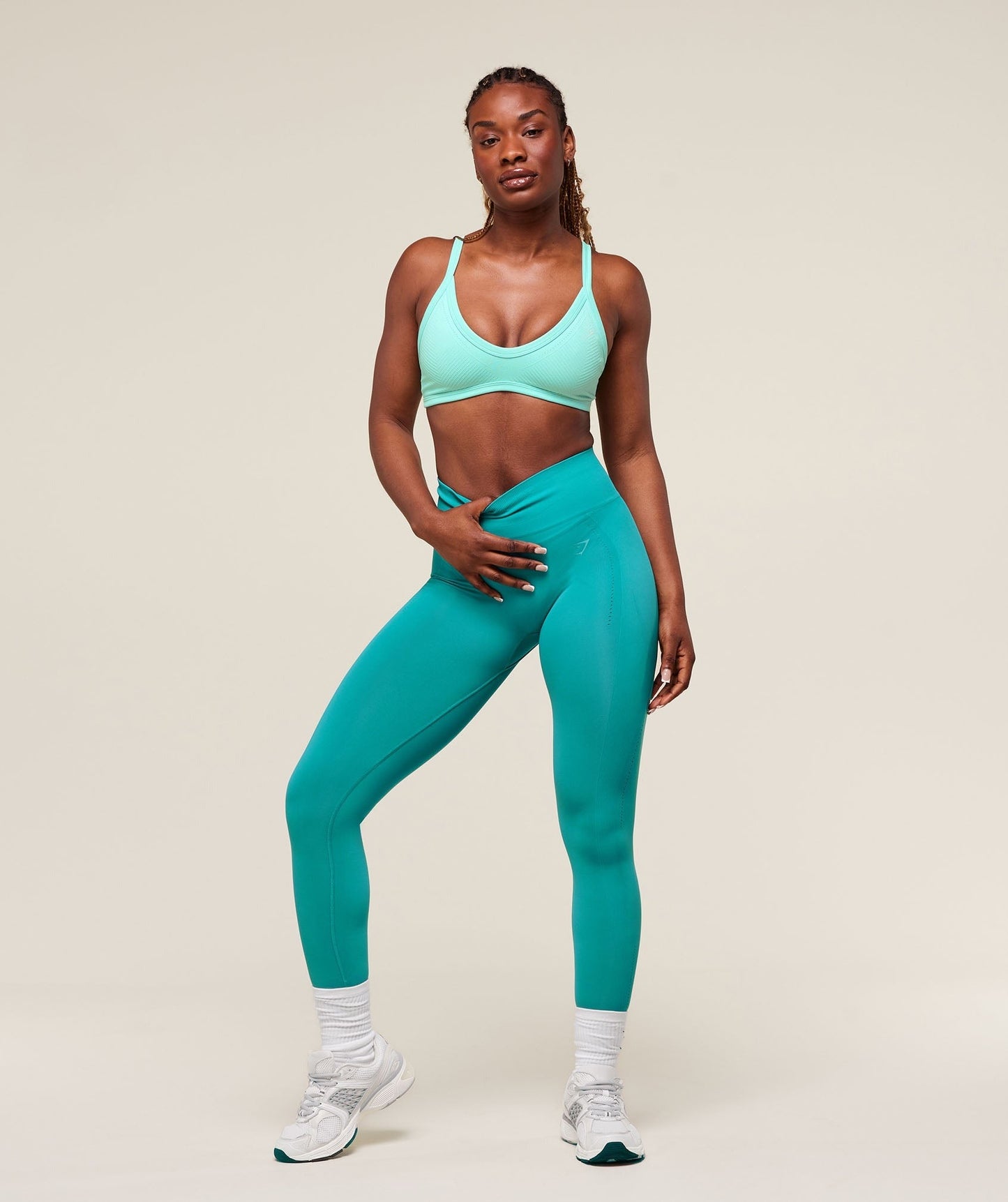 Gymshark Energise Seamless Leggings - Jewel Teal