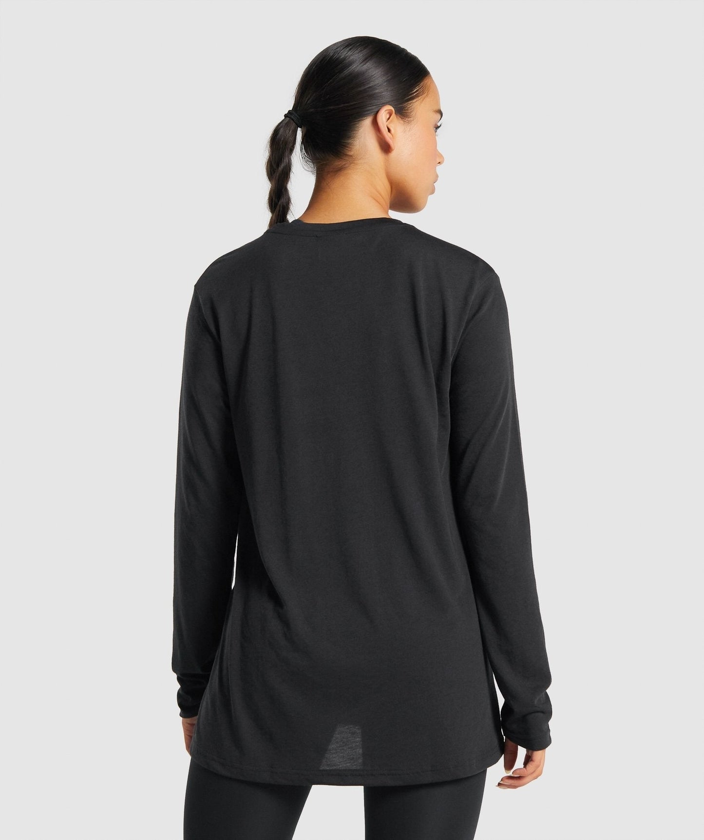 Gymshark Training Oversized Long Sleeve Top - Black