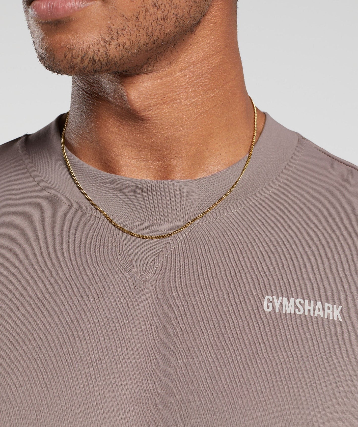 Gymshark Rest Day Sweats Long Sleeve T-Shirt - Powder Mauve