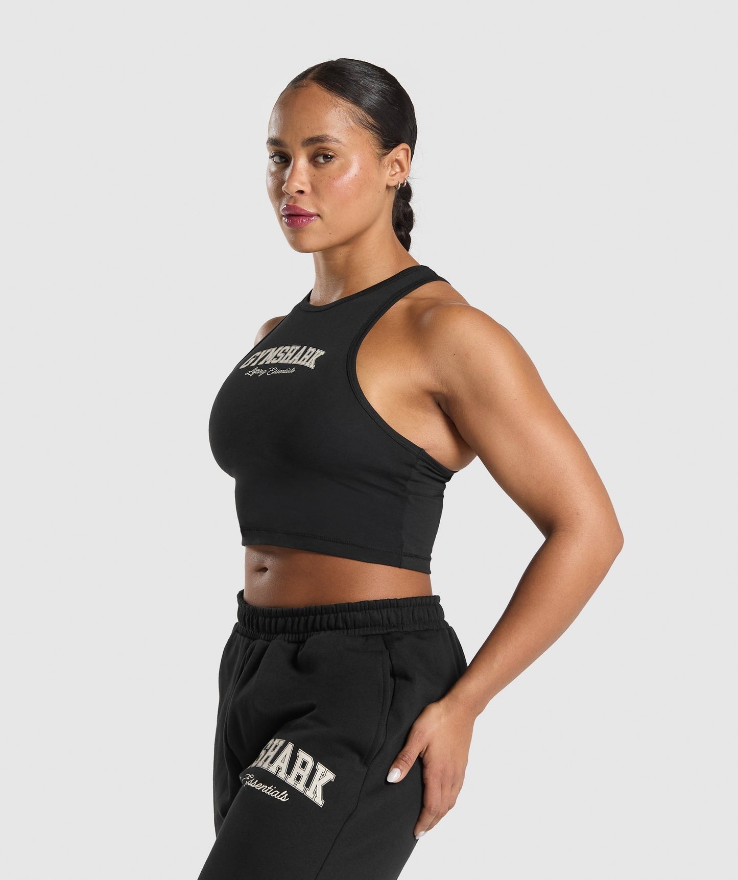 Gymshark Lifting Essentials Graphic Tank - Black