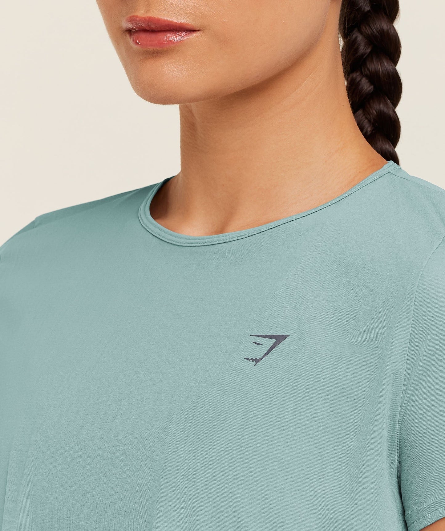 Gymshark Running Short Sleeve T-Shirt - GS Storm Blue