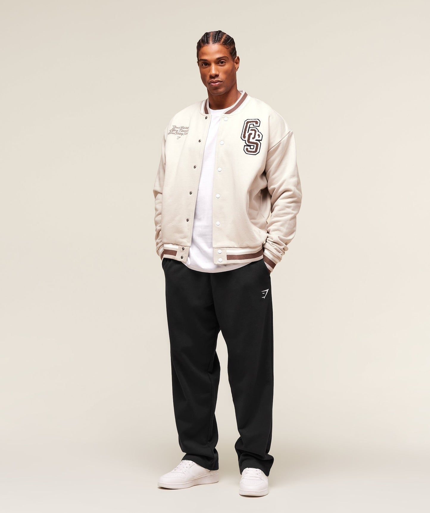 Gymshark Campus Jacket - Pebble Grey
