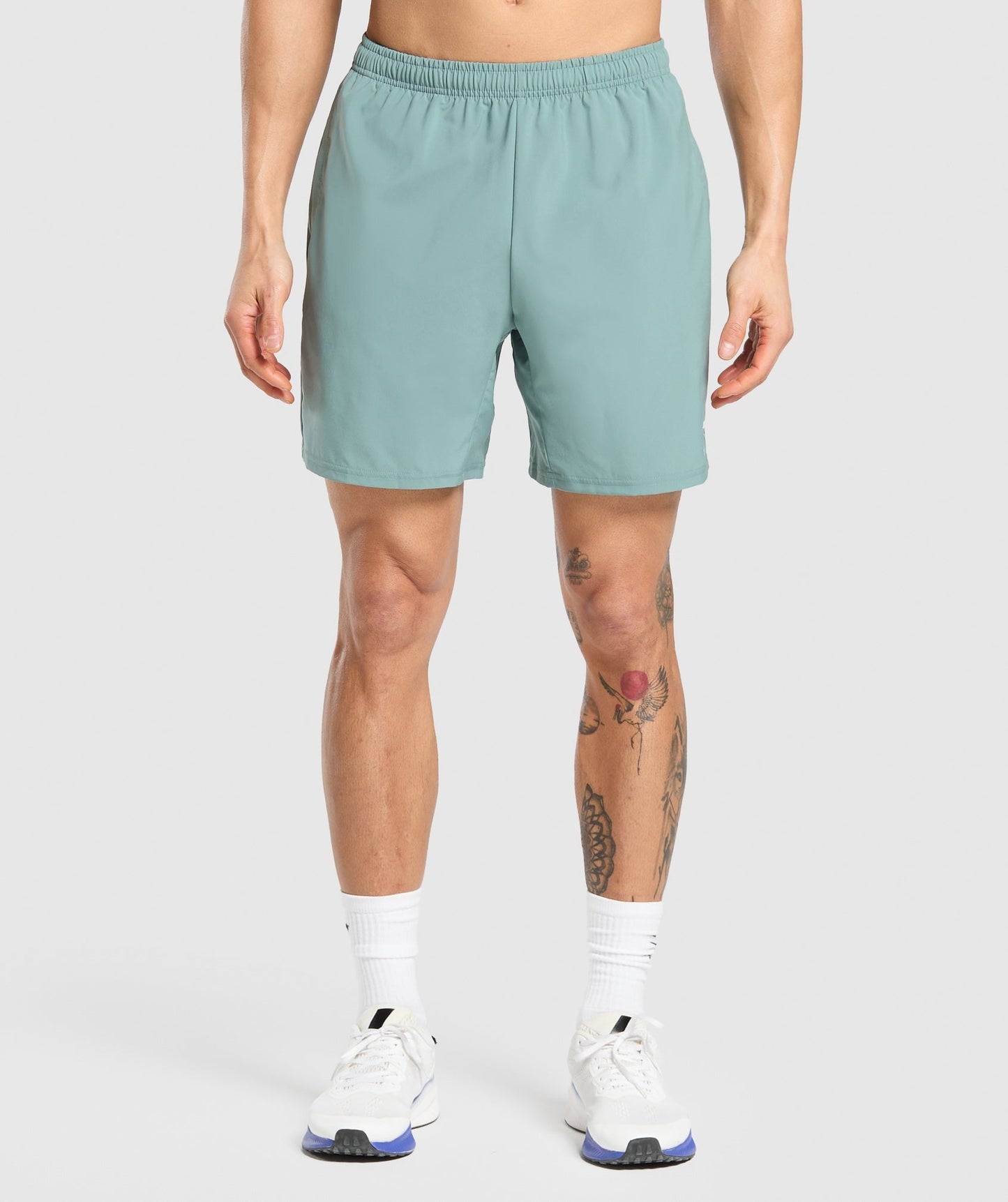 Gymshark Arrival 7" Shorts - Celeste Blue