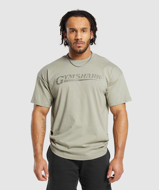 Gymshark Pump Cover T-Shirt - Chalk Green