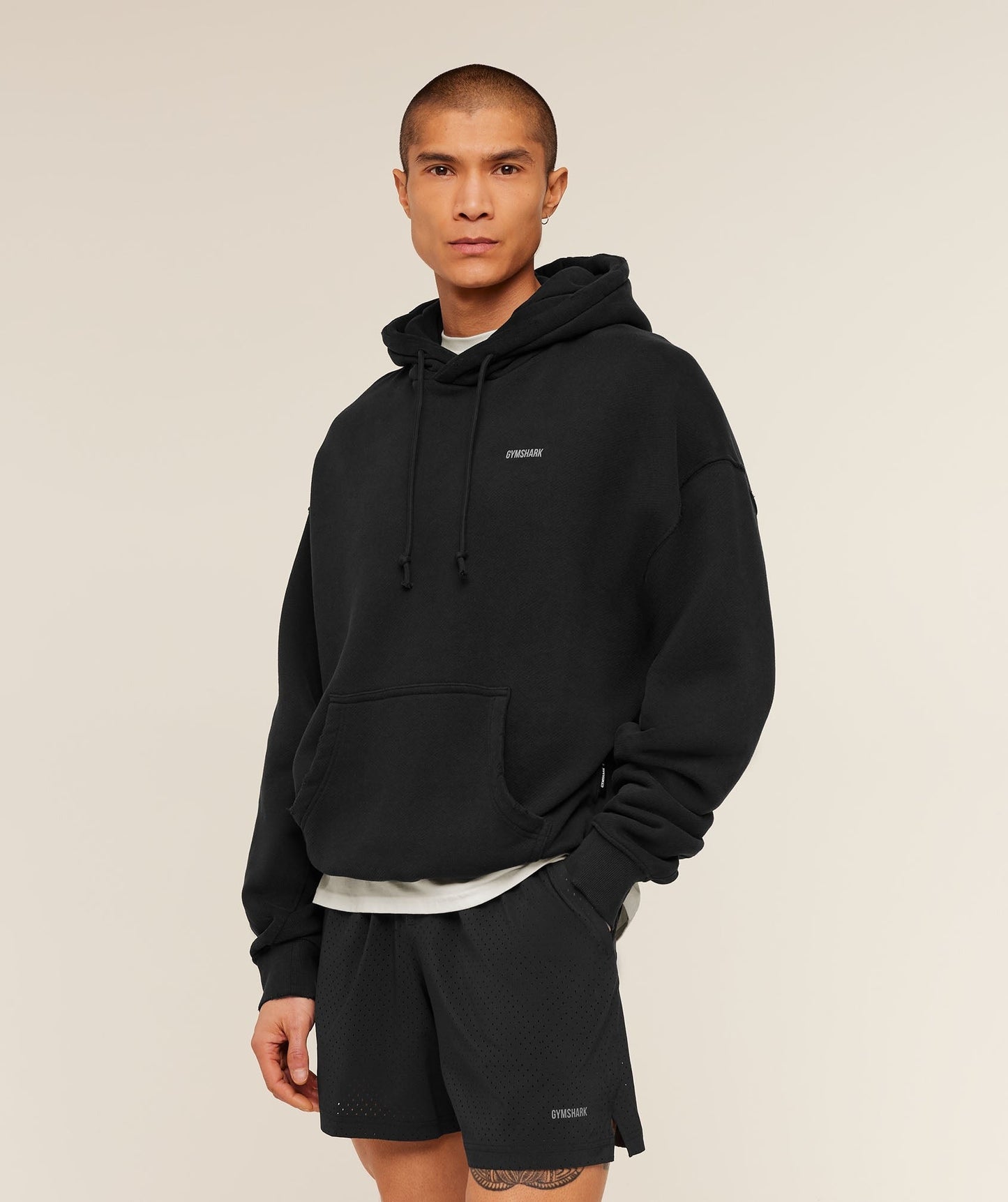 Gymshark x CBUM Washed Hoodie - Black