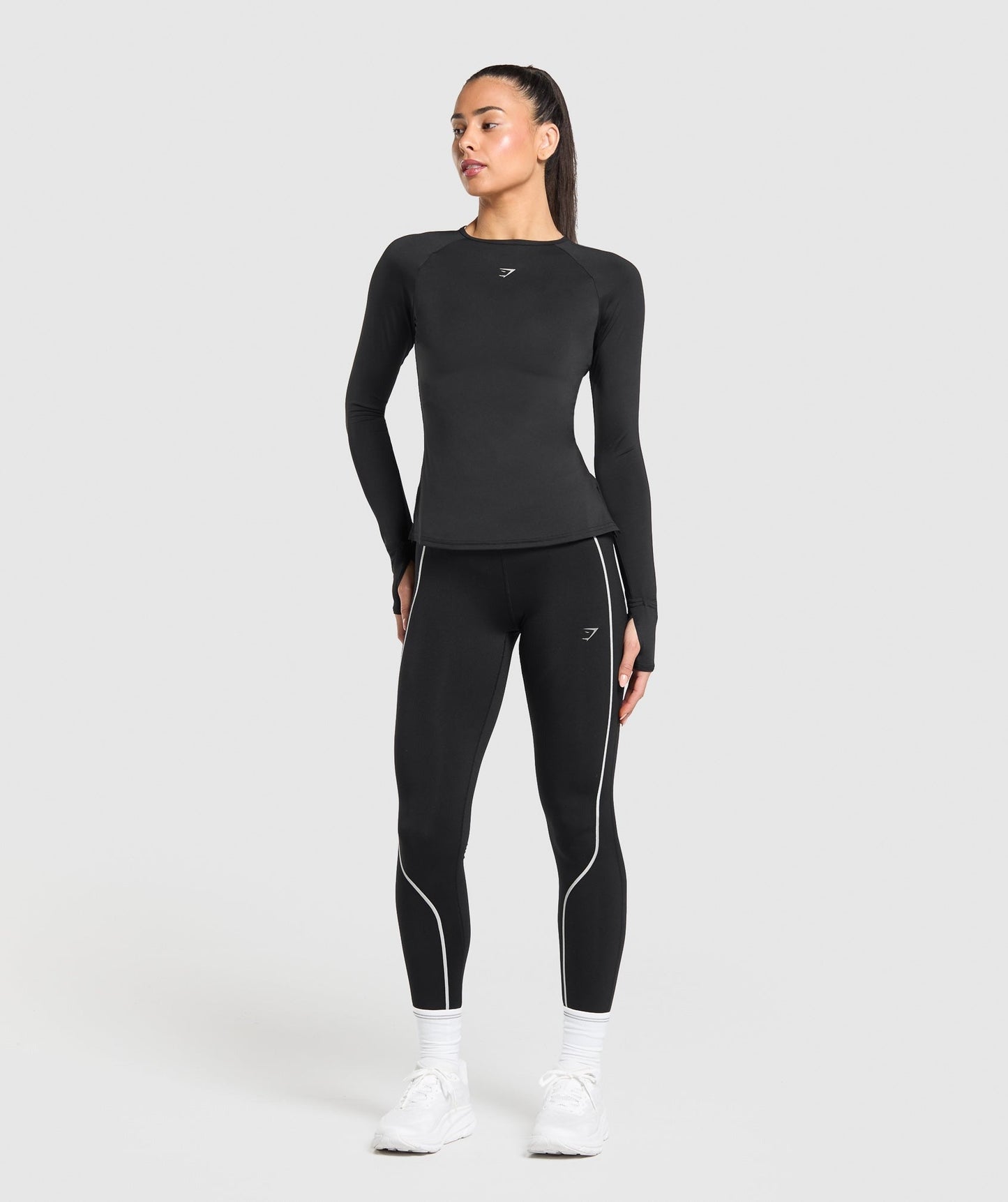 Gymshark Running Sleeve Top - Black