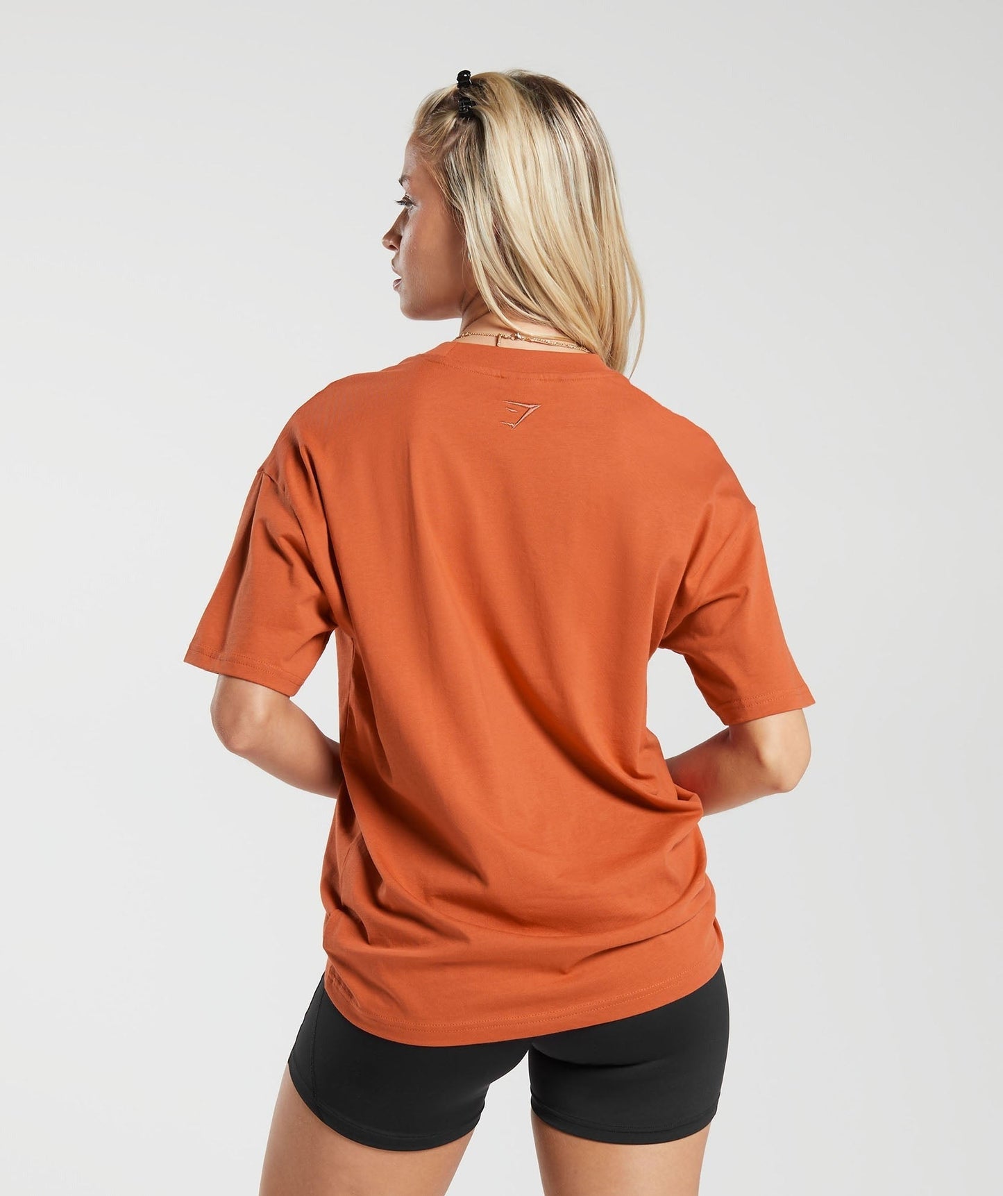 Gymshark Block Oversized T-Shirt - Rust Orange