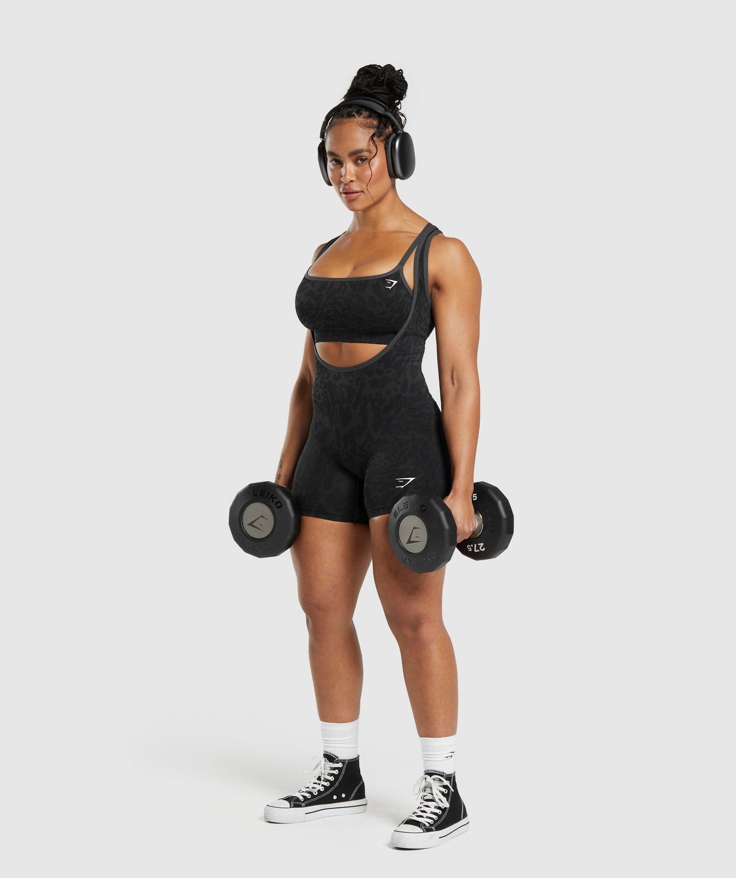 Gymshark Adapt Safari All In One - Black/Asphalt Grey