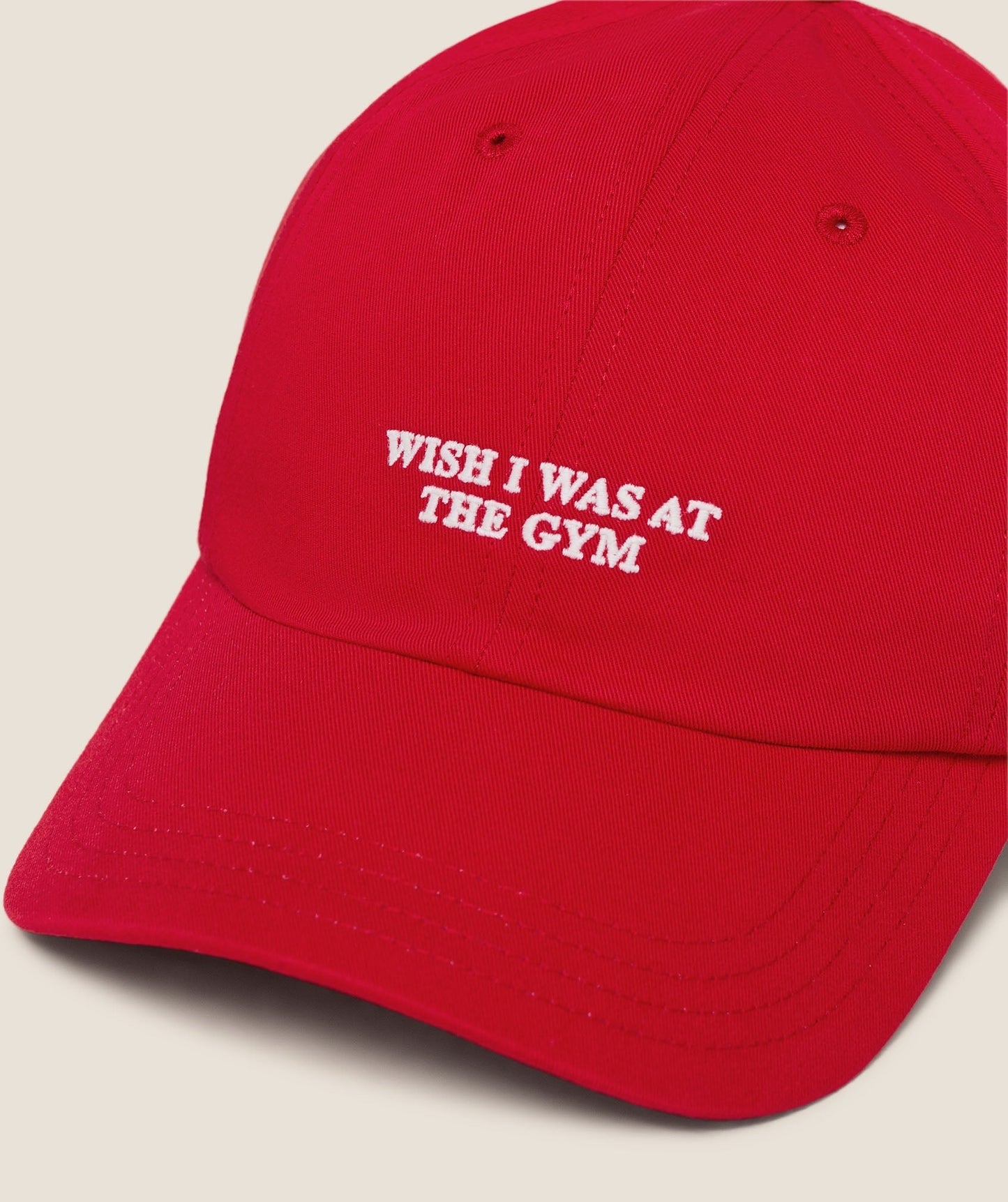 Gymshark Slogan Cap - Carmine Red