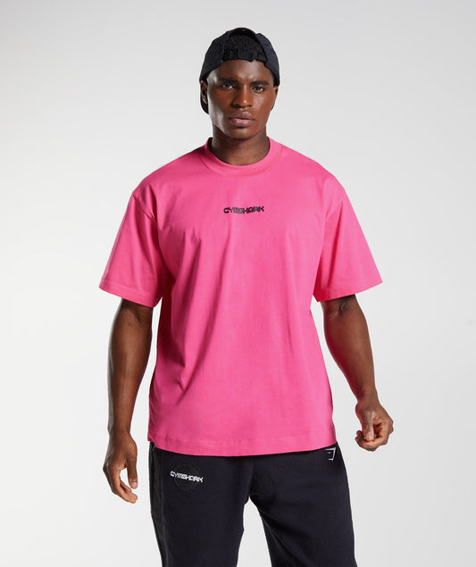Gymshark Vibes T-Shirt - Bright Fuchsia