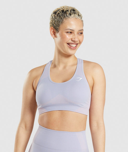 Gymshark Vital Sports Bra - Moonstone Blue Marl