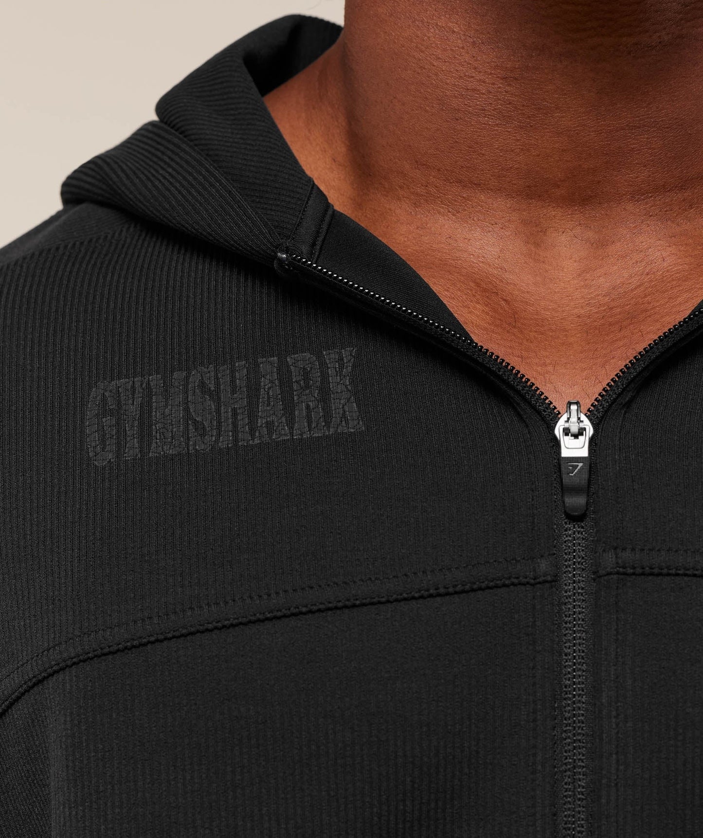 Gymshark Bodybuilding Zip Up Hoodie - GS Black