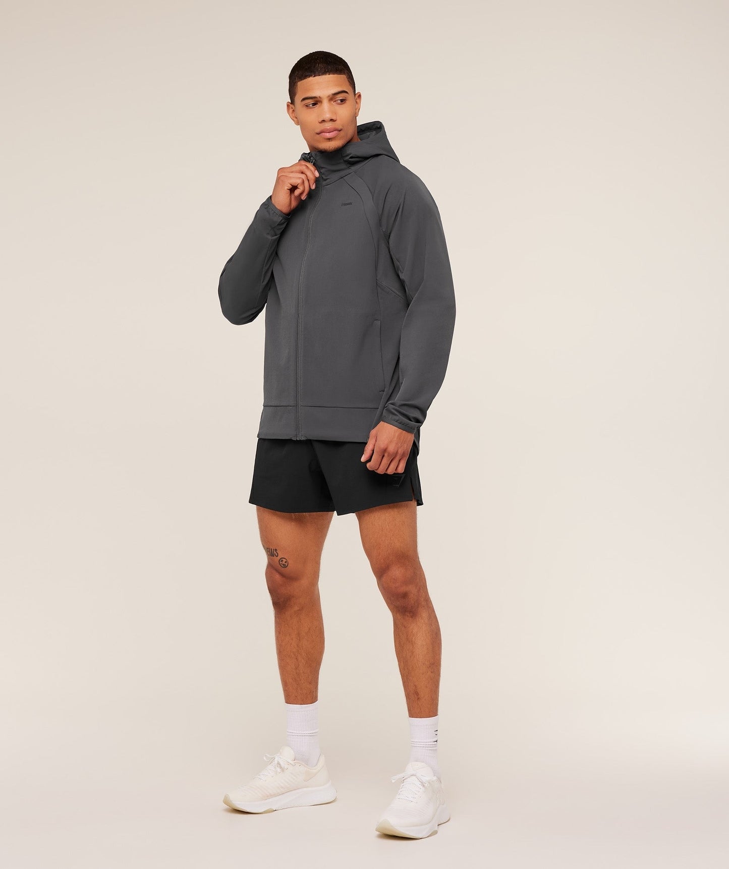Gymshark Weekend Zip Through Shell Jacket - Grey