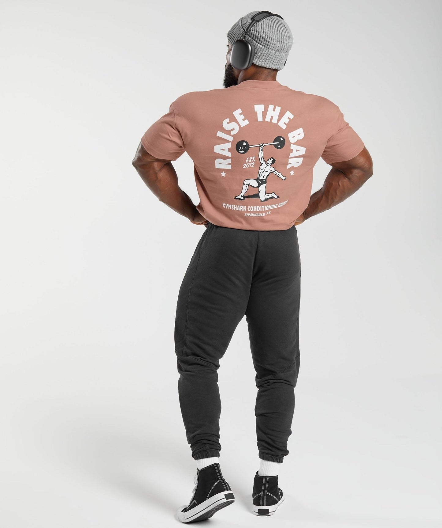 Gymshark Raise the Bar T-Shirt - Faded Pink