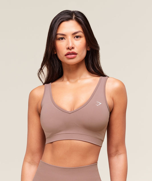 Gymshark Everyday Seamless Sports Bra - Chestnut Pink