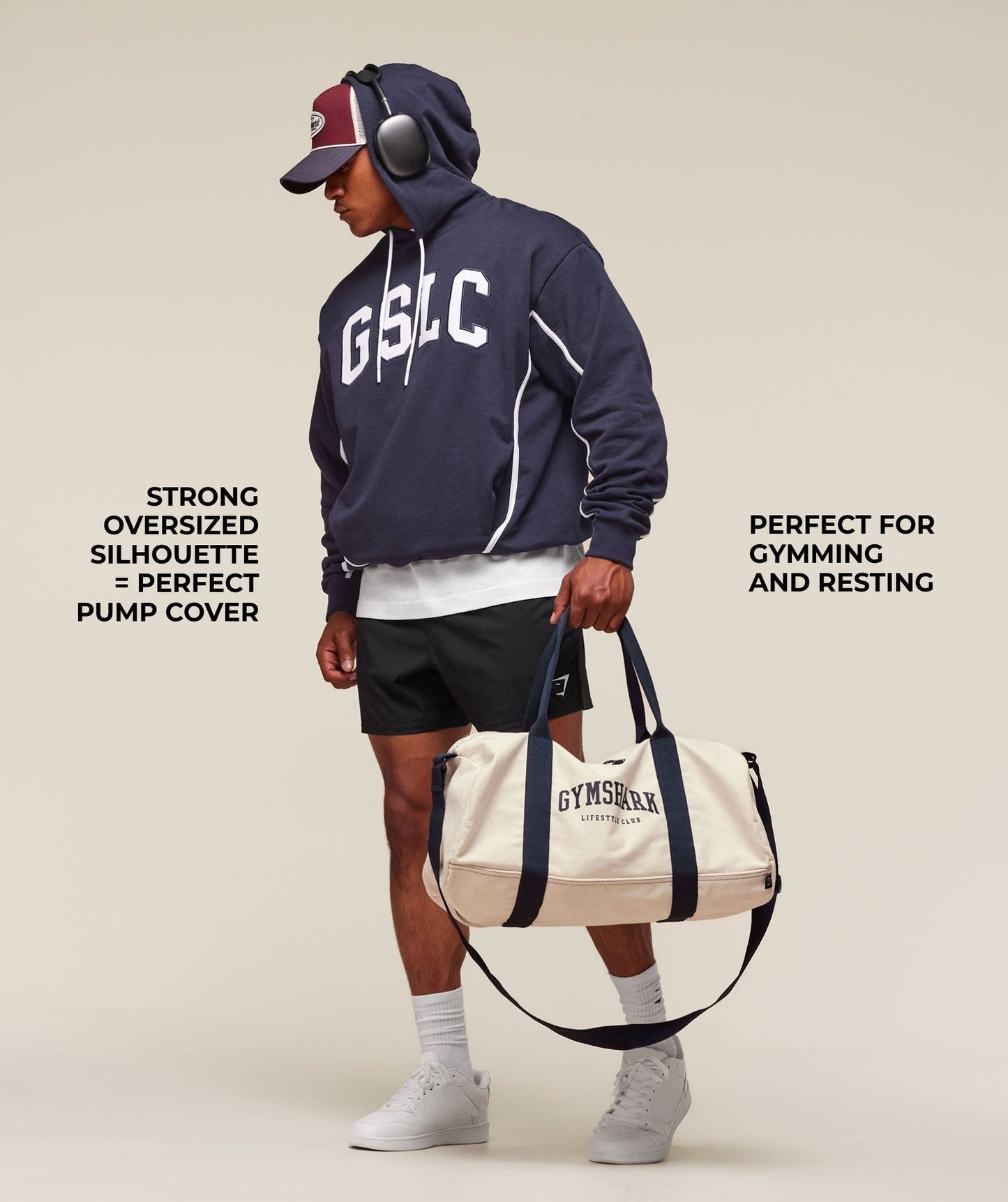 Gymshark GSLC Hoodie - Heavy Blue
