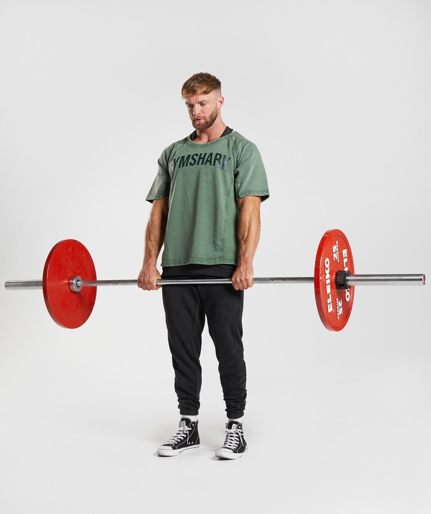 Gymshark Power Washed Rag Top - Iguana Green