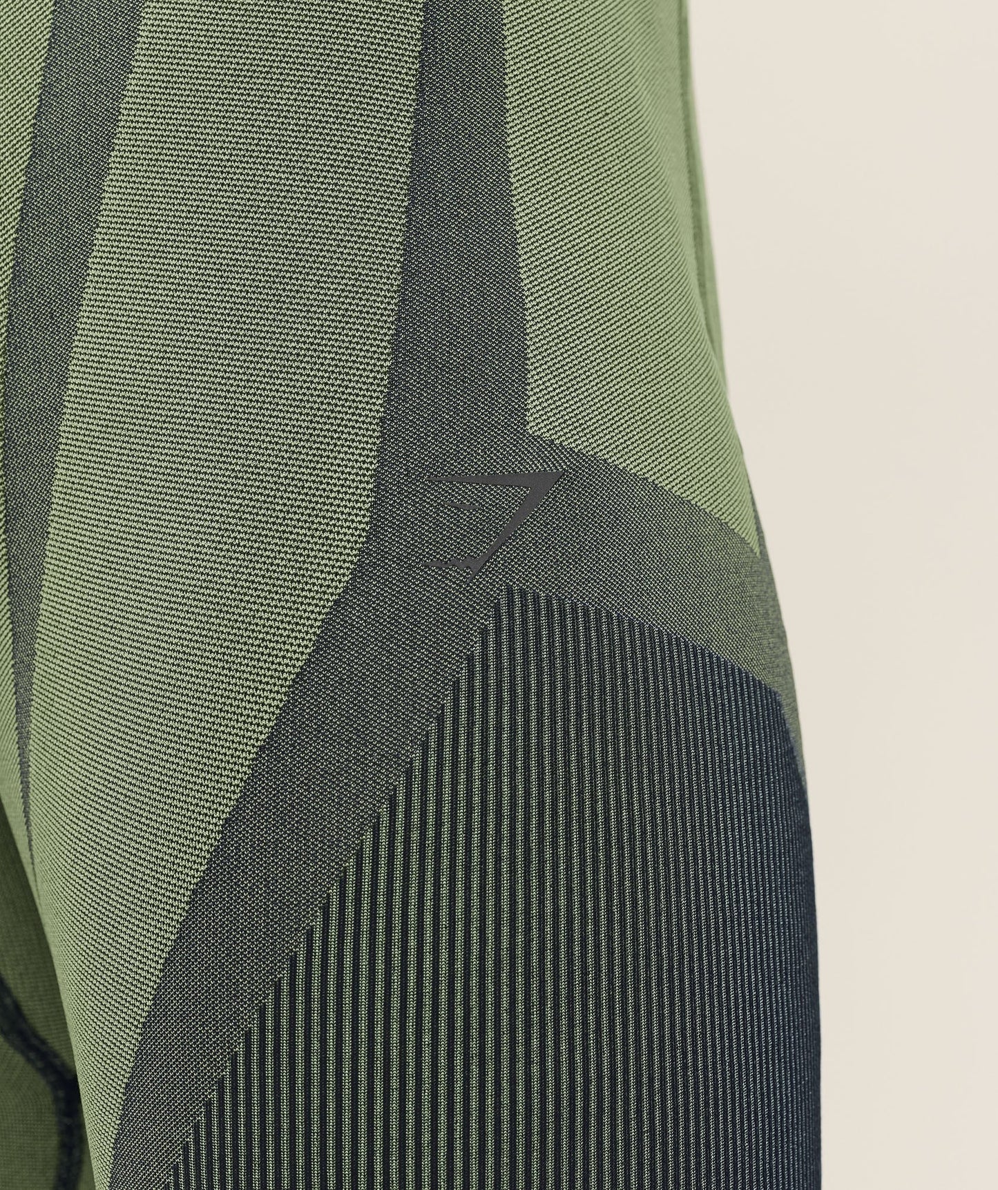 Gymshark Seamless Running Half Tight - Stealth Blue / Sorbet Yellow