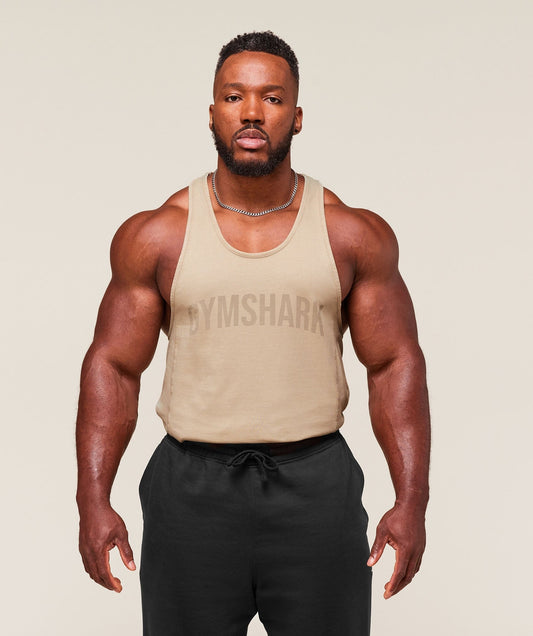 Gymshark Power Washed Stringer - Desert Beige