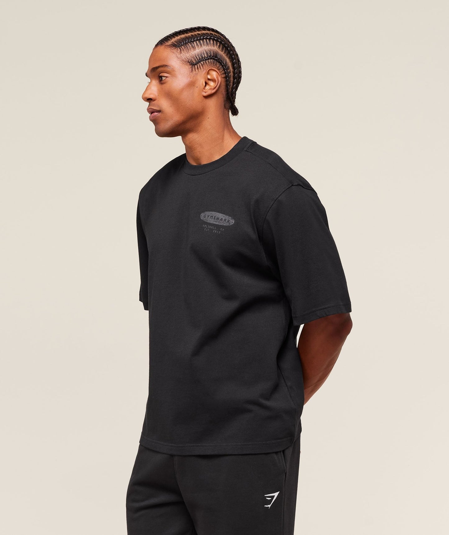 Gymshark For The Lifters Boxy T-Shirt - Black