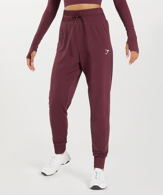 Gymshark Vital Joggers - Baked Maroon Marl