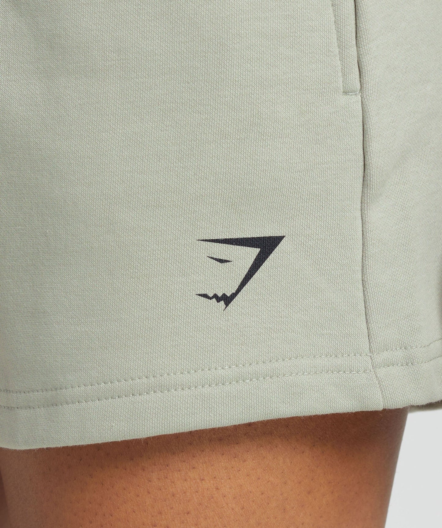 Gymshark Built Graphic Shorts - Stone Grey