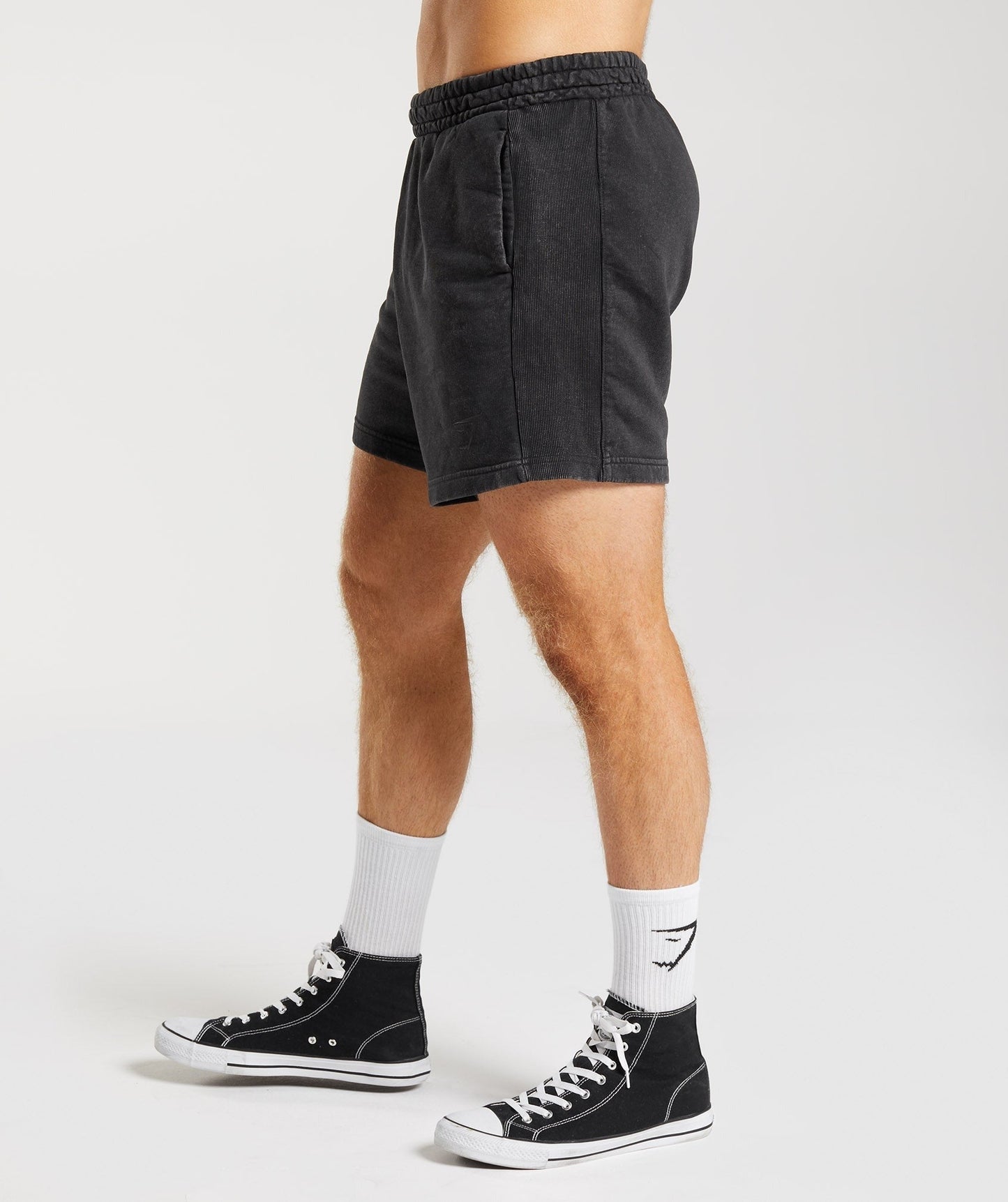 Gymshark Power Washed 5" Shorts - Black